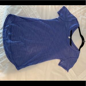 Royal blue Lululemon short-sleeve size 4